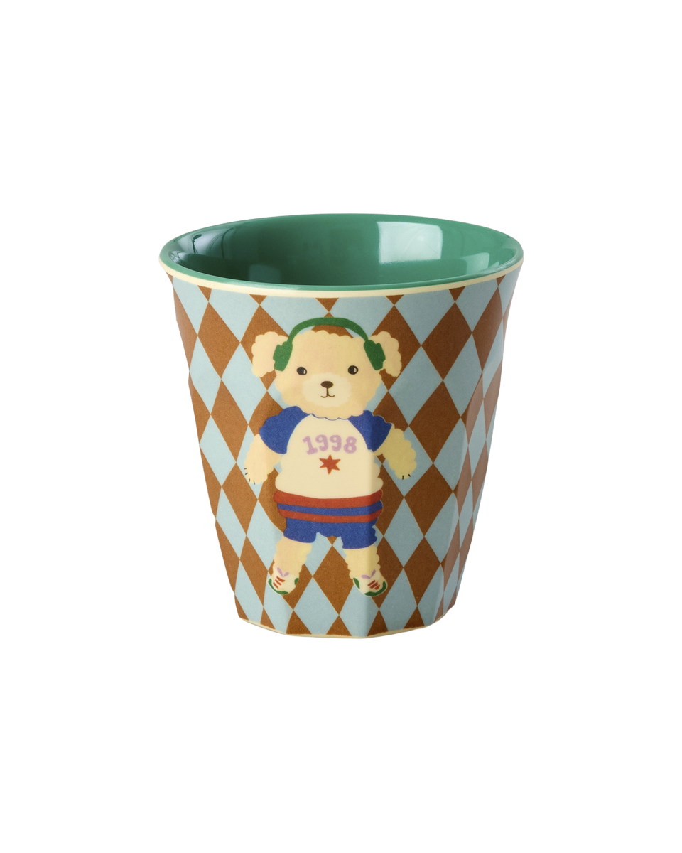 Glös melamine 6 stk. lítil  - Music band/blue