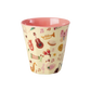 Glas melamine - Music band/pink