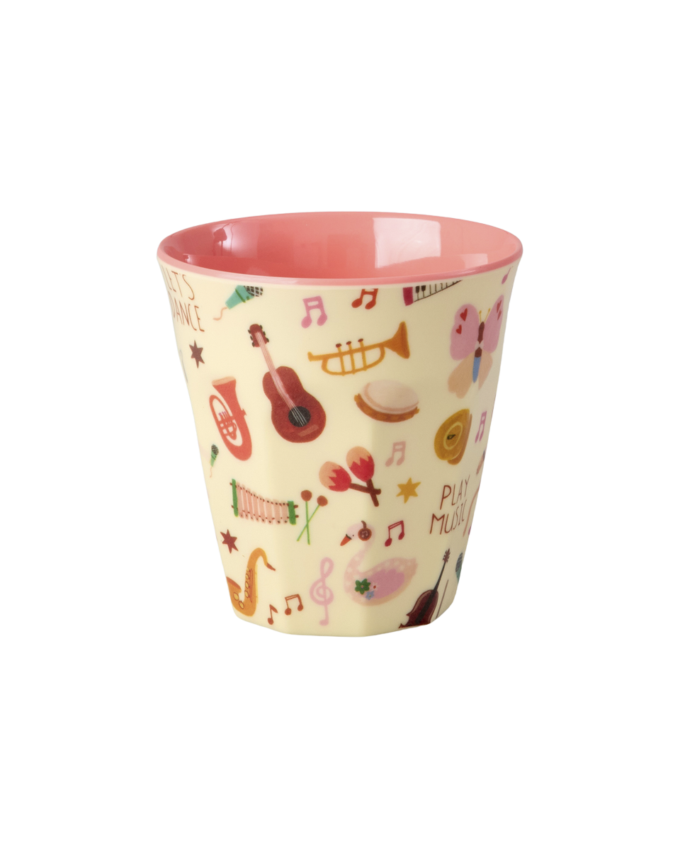 Glas melamine - Music band/pink