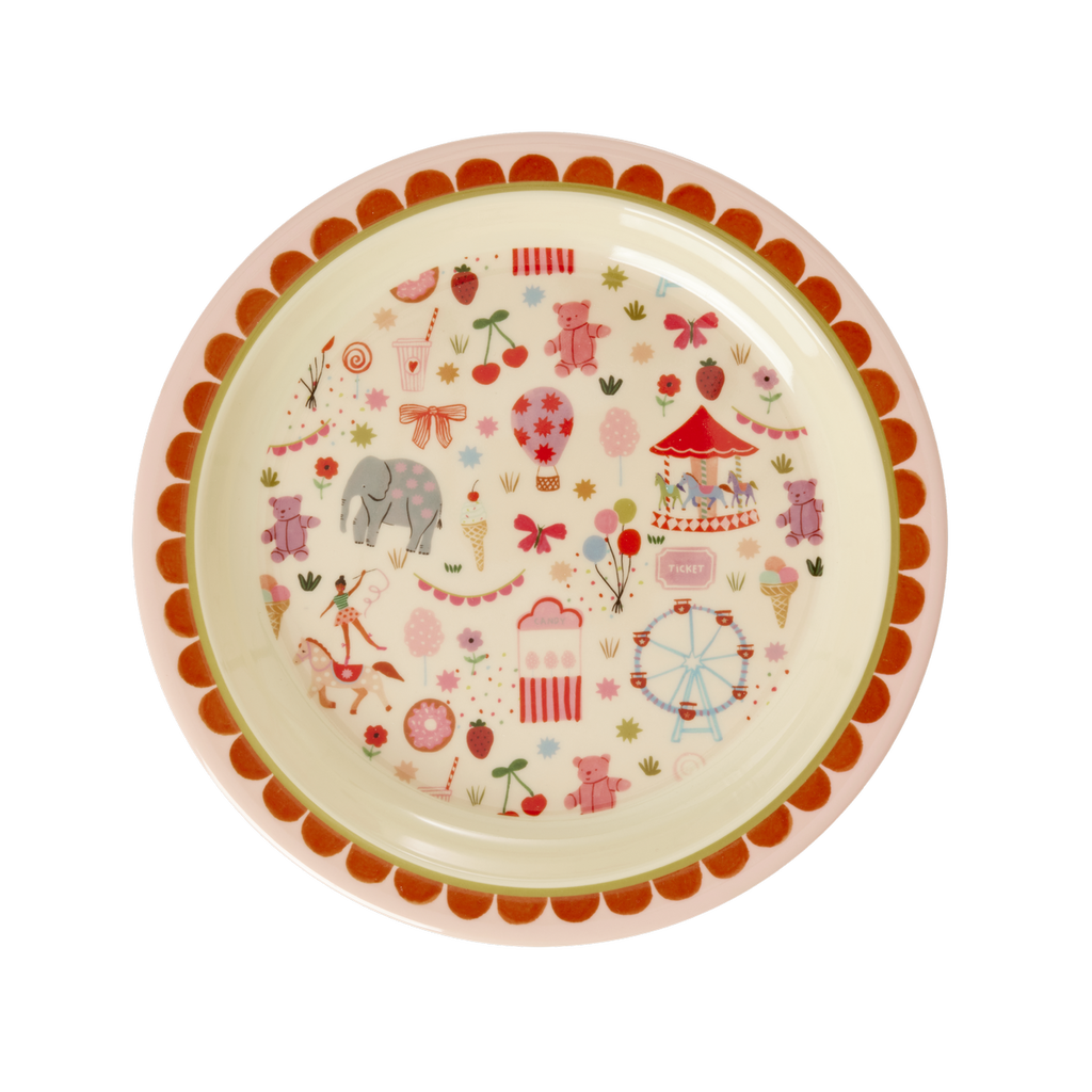Matardiskur melamine - Fun Fair/Pink