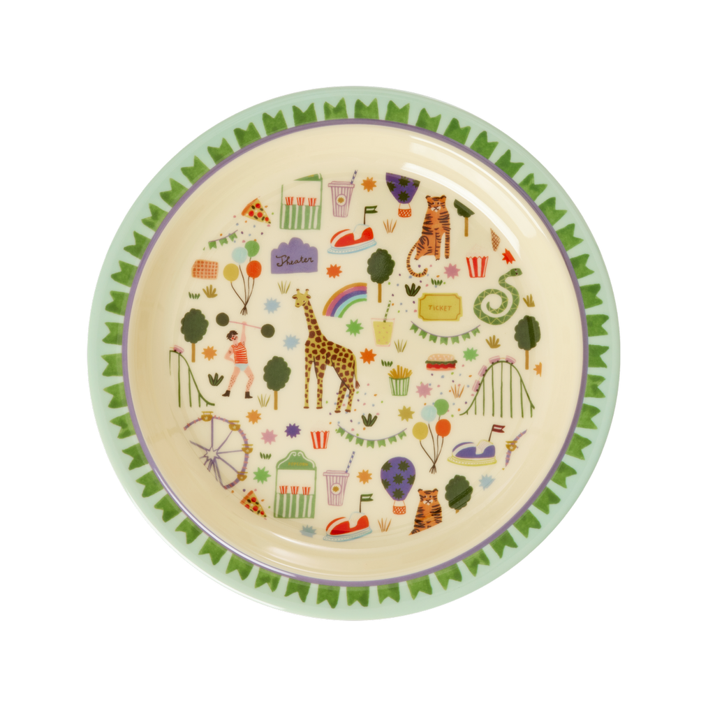 Matardiskur melamine - Fun Fair/Mint