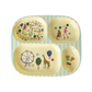Matardiskur melamine með hólfum - Fun Fair/Mint