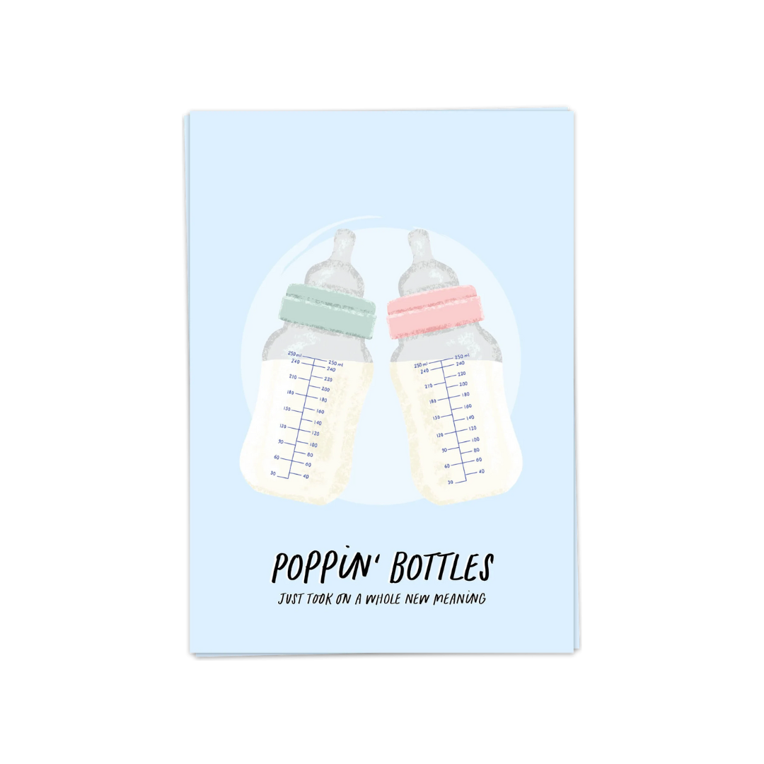 Kort - Poppin bottles