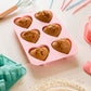 Bakstursform - Sílikon/hearts