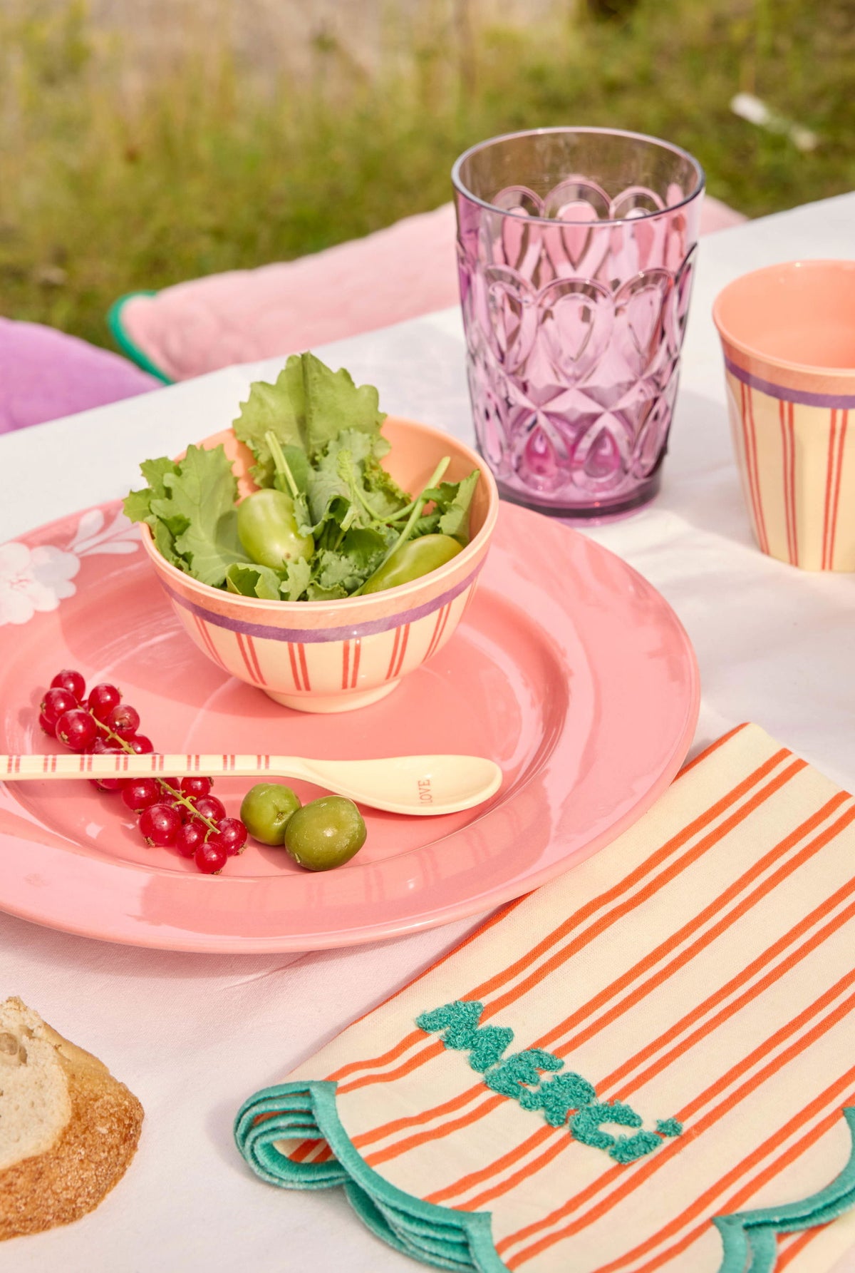 Glas melamine - Stripey Love