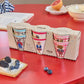 Glös melamine 6 stk. lítil  - Nathalie Lété Prints