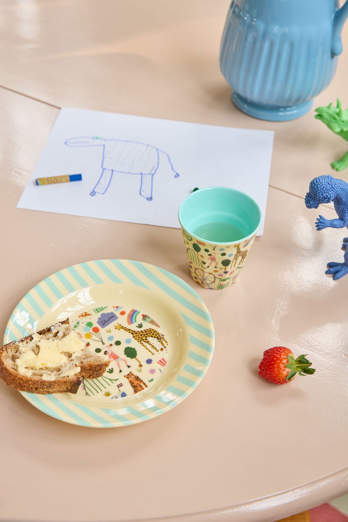 Skál melamine - Fun Fair/Mint