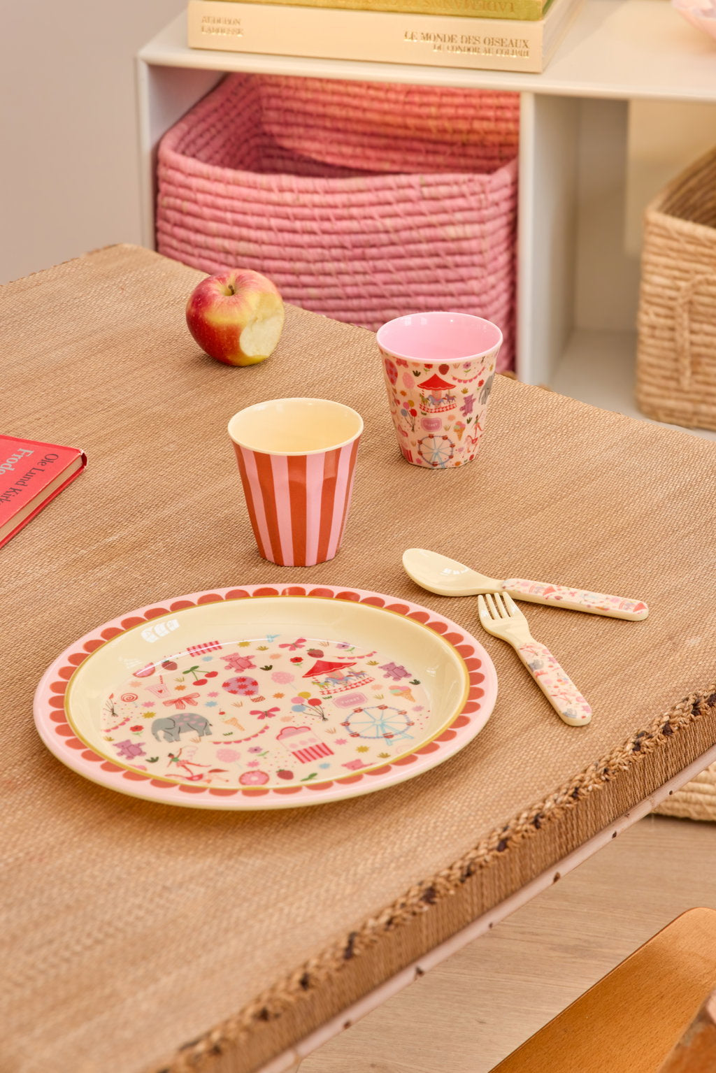 Matardiskur melamine - Fun Fair/Pink