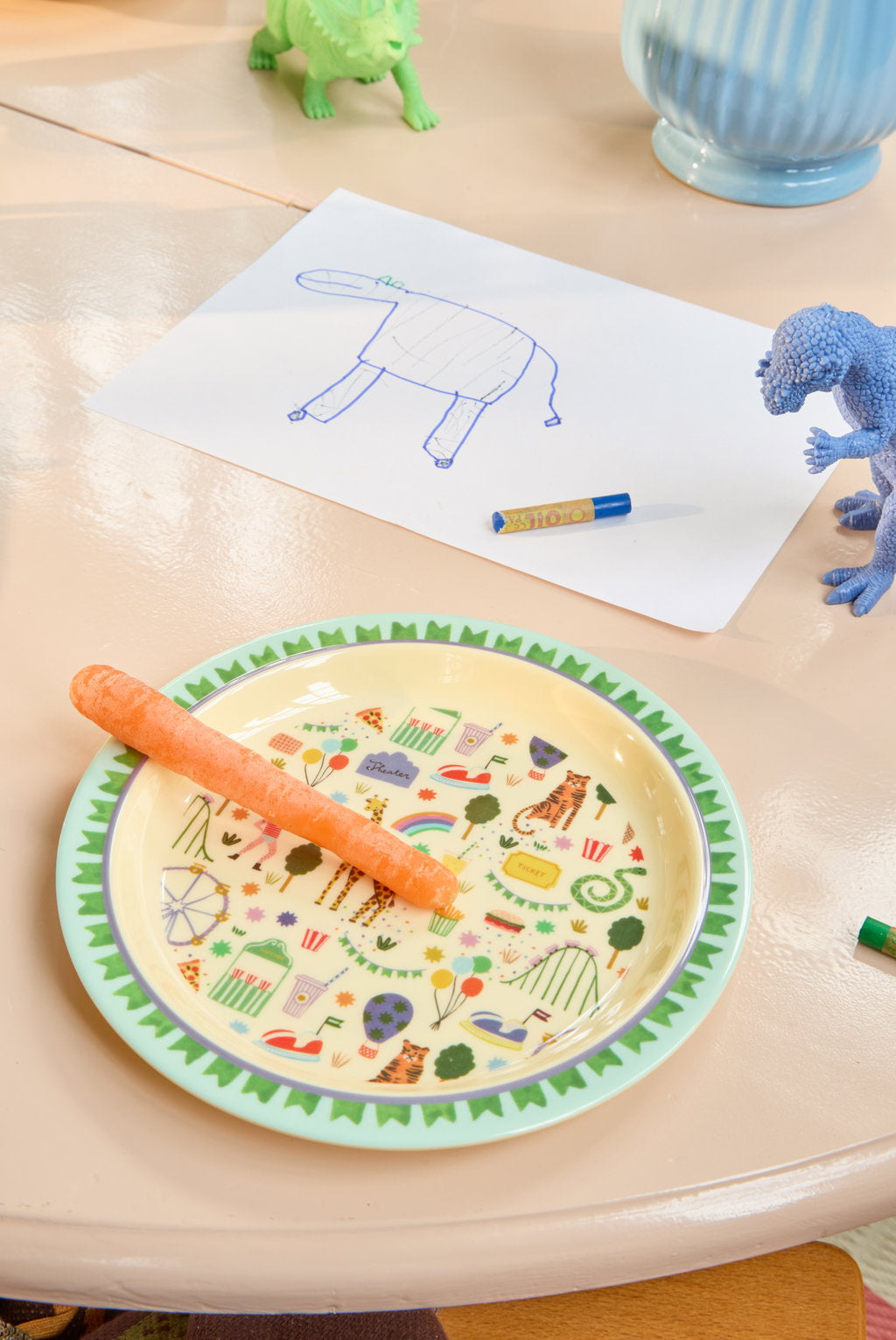 Matardiskur melamine - Fun Fair/Mint