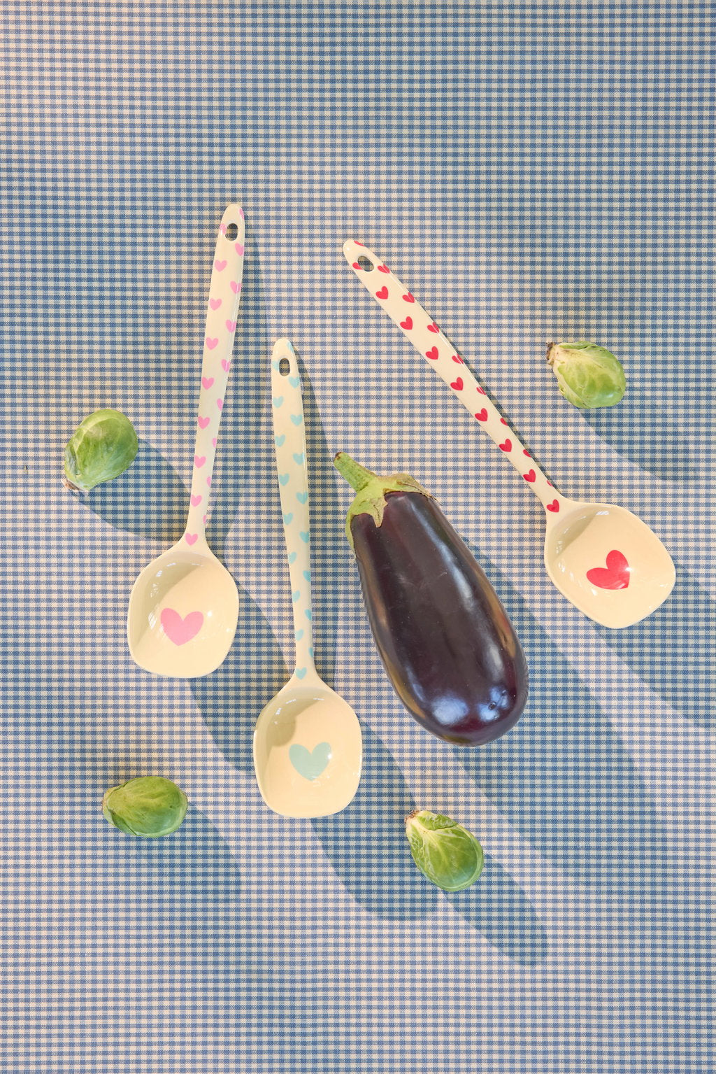 Framreiðsluskeið melamine - Hearts