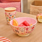 Skál melamine stór - Fun Fair/Pink