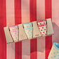 Espresso glös melamine 6 stk. - Hearts