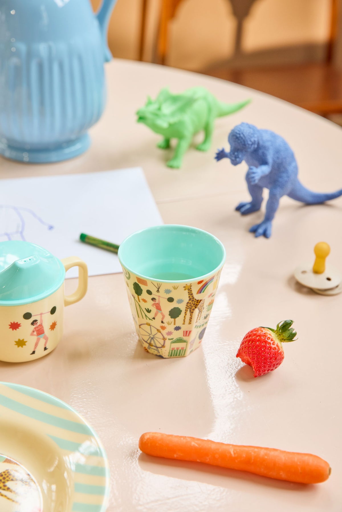 Glas melamine - Fun Fair/Mint