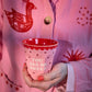 Glas melamine - Snoopy/Pink