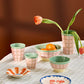 Glas melamine - Checkered Stencil