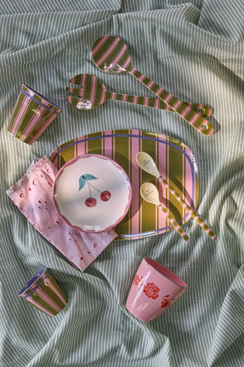 Glas melamine - Stripe delight
