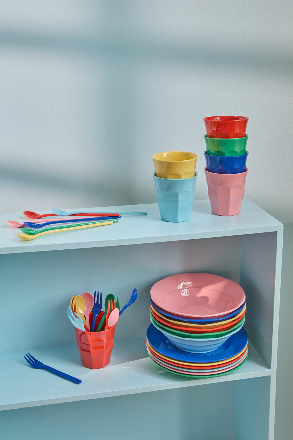Melamine gaffall - Solid Colors
