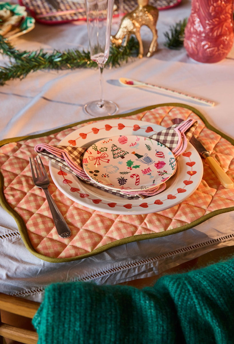 Kökudiskur melamine - Xmas print