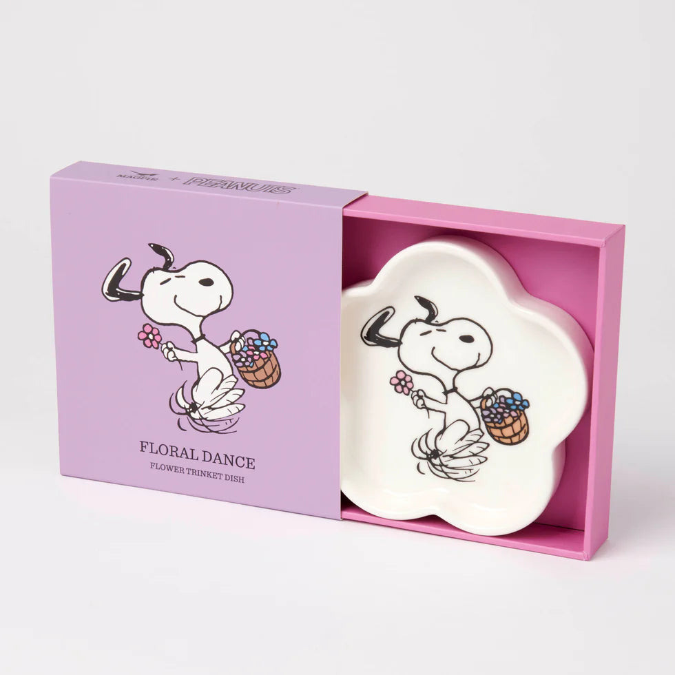 Snoopy trinket dish - Floral Dance