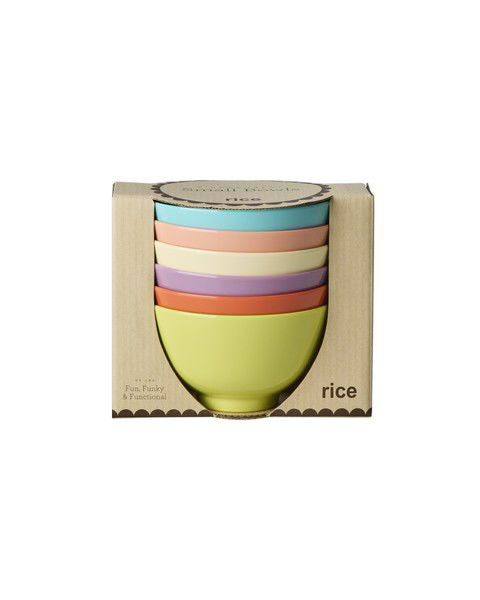 Skálar melamine 6 stk. í pakka litlar - Glory Days