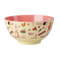 Skál melamine stór - Music band/pink