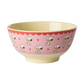 Skál melamine stór - Snoopy/Pink
