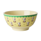 Skál melamine stór - Snoopy/Yellow