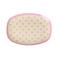 Framreiðsludiskur lítill melamine - Hearts Print/pink