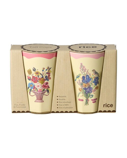 Glös há melamine 2 stk. - Nathalie Lété pink