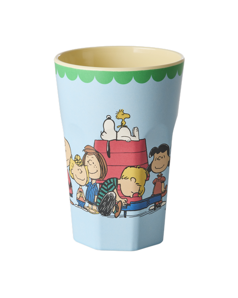 Glas melamine hátt - Snoopy/Soft blue