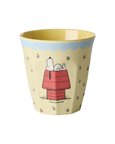 Glas melamine - Snoopy/Cream