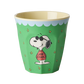 Glas melamine - Snoopy/Green