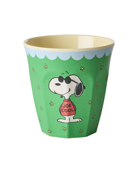 Glas melamine - Snoopy/Green