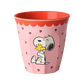 Glas melamine - Snoopy/Pink