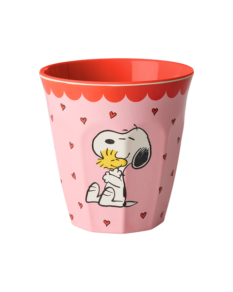 Glas melamine - Snoopy/Pink