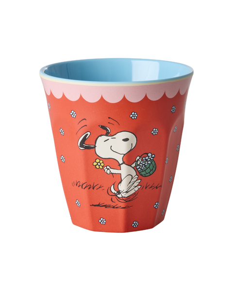 Glas melamine - Snoopy/Red