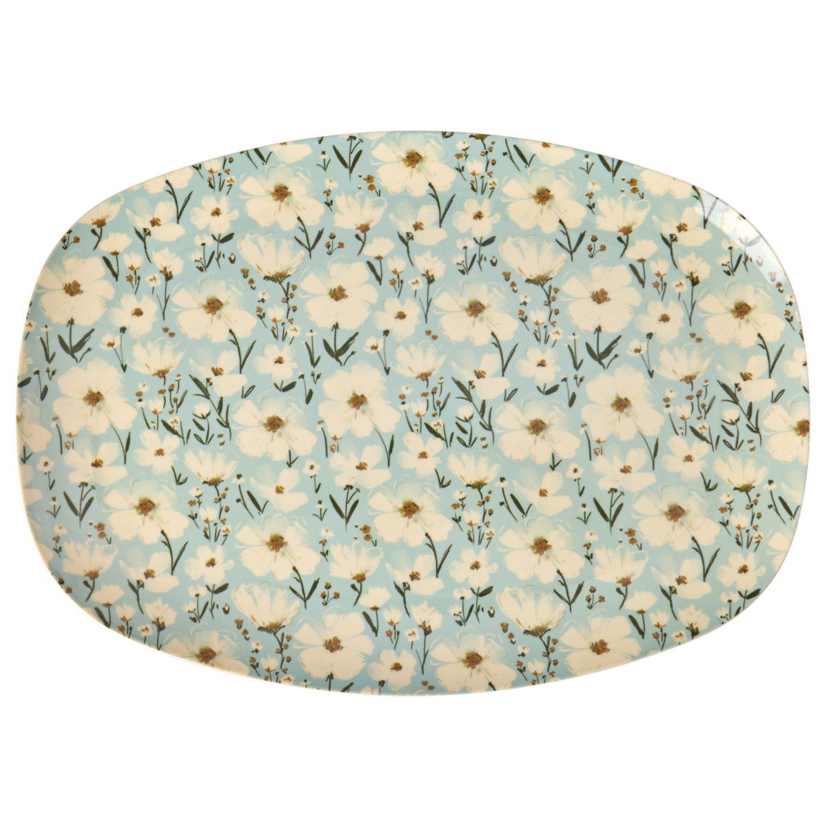 Framreiðsludiskur stór melamine - Summer Bloom