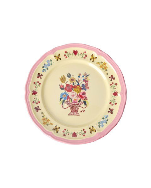 Hliðardiskur melamine - Nathalie Lété/Pink