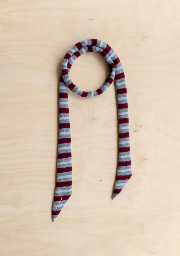 Neck Tie - Burgundy Stripe
