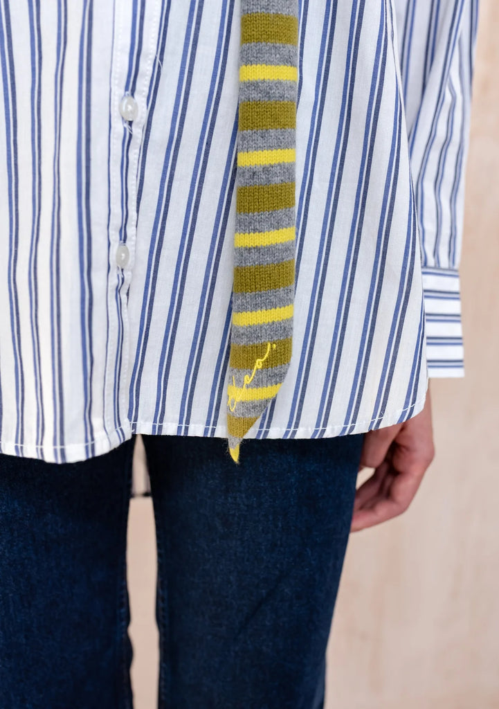 Neck Tie - Green Stripe