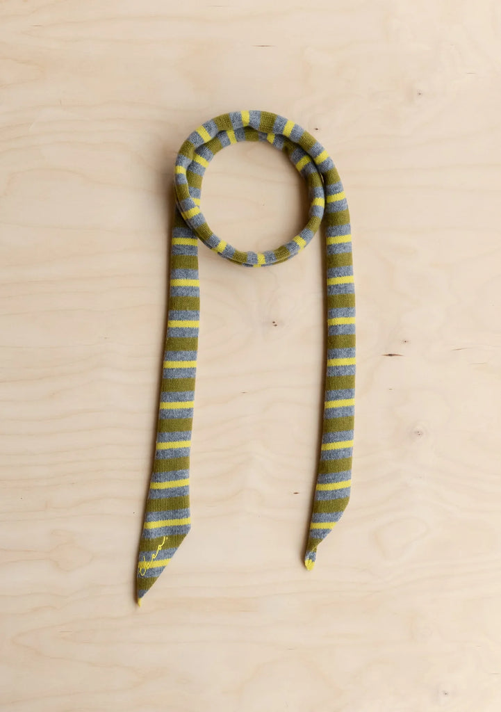 Neck Tie - Green Stripe