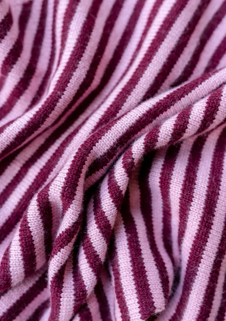 Triangle Scarf - Pink Stripe