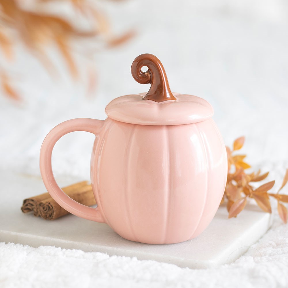 Bolli með loki - Pink Pumpkin