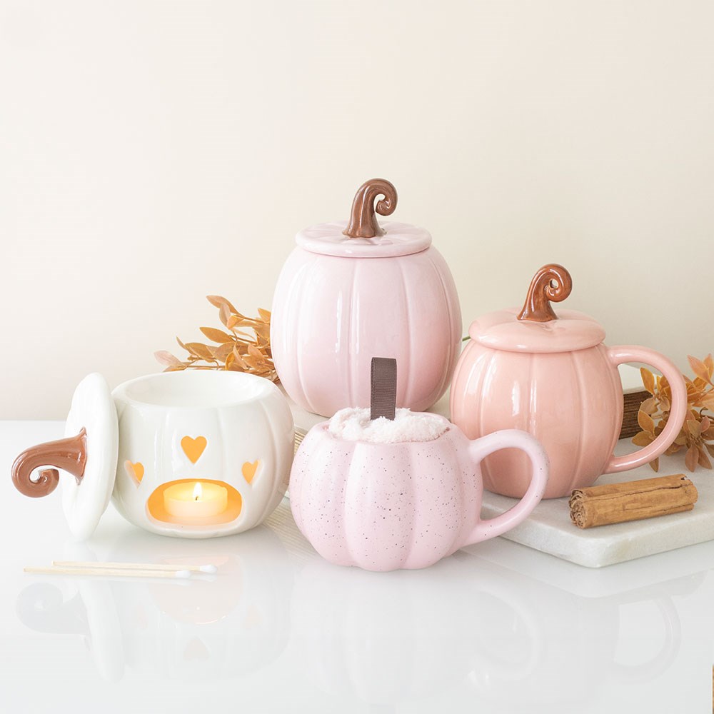 Bolli með loki - Pink Pumpkin