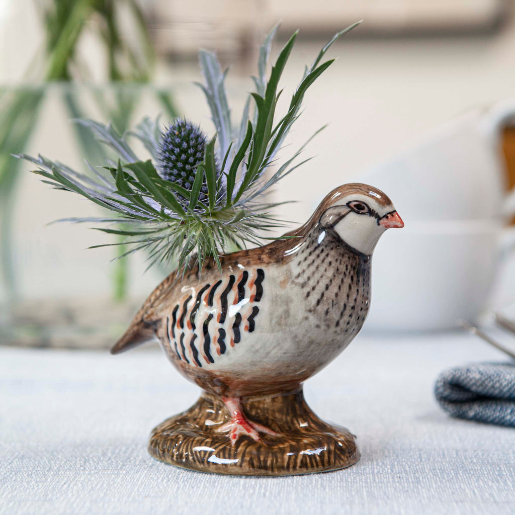 Blómavasi (lítill) - Red Legged Partridge