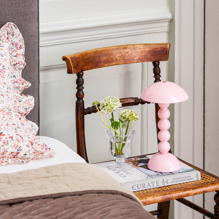 Hleðslulampi - bobbin/pale pink