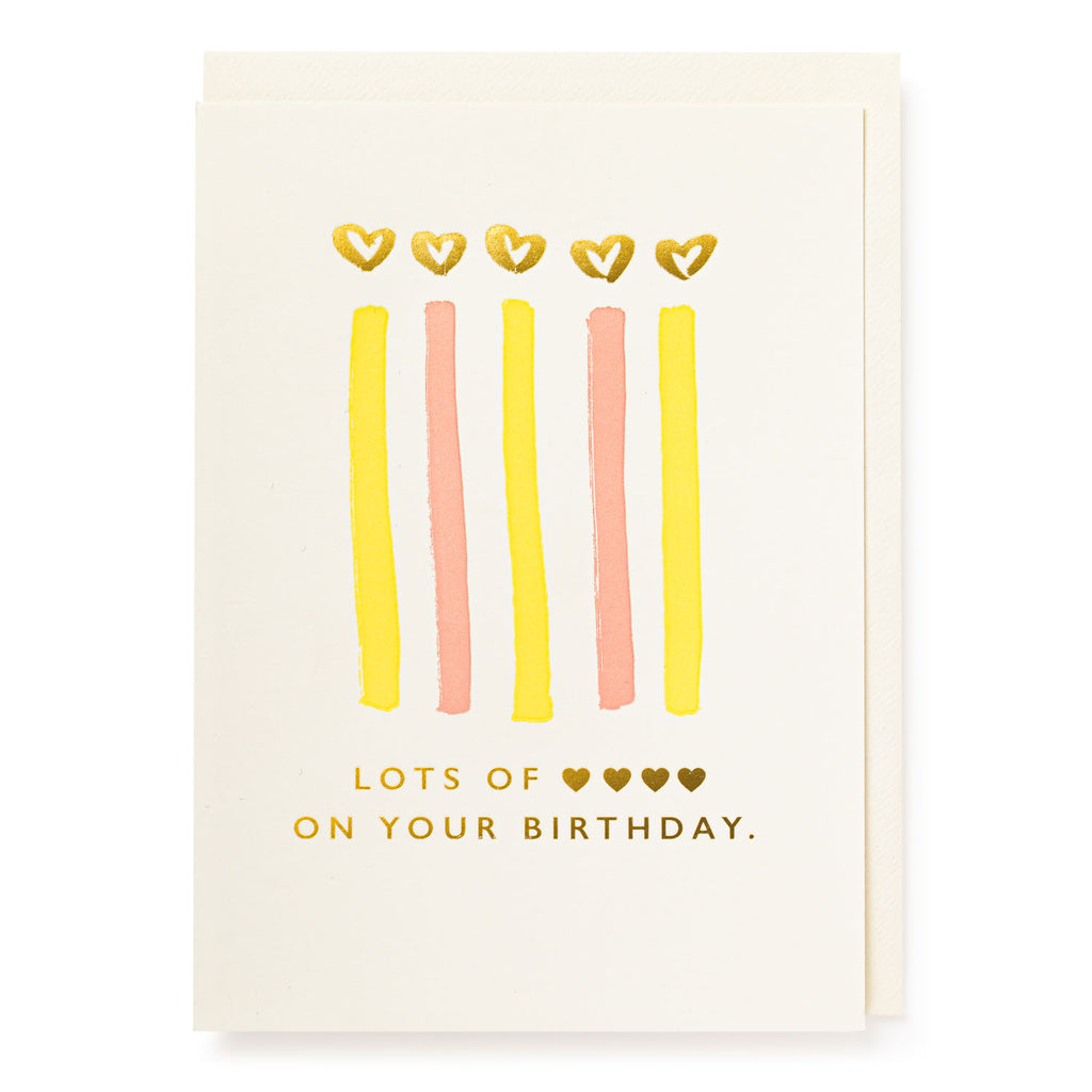 Kort - Lots of love on your birthday