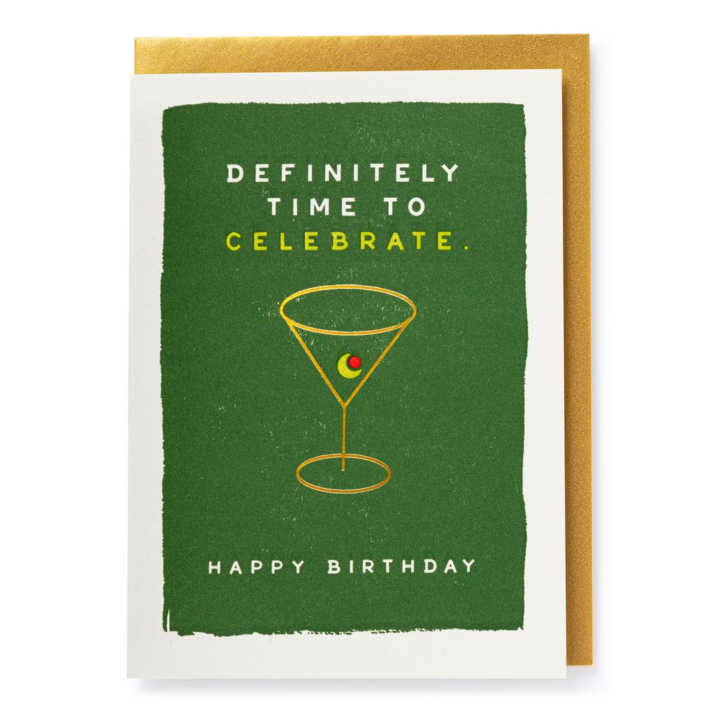 Kort - Martini birthday