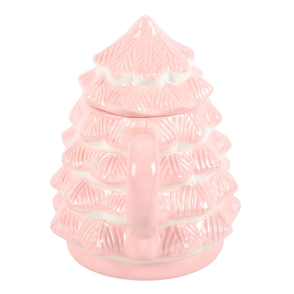Bolli með loki - Pink christmas tree