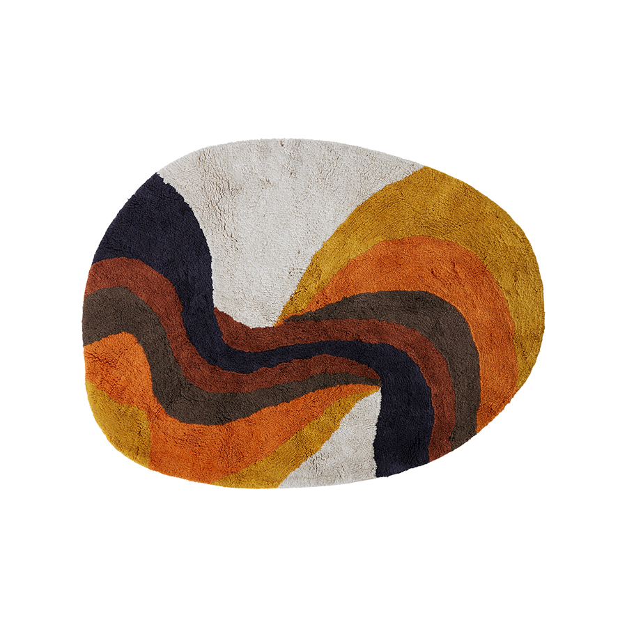 Motta retro swirl - 90x120 cm